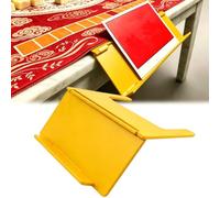 ZoraYorce Yellow Mahjong Card Holder Foldable Design Under-Mat Slide-In Stand