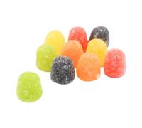 Zorba Online Dew Drops Sugar Coated Fruit Flavoured Chewy Candy 250g Bag Free from Artificial Colours and Flavours British Sweets