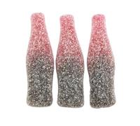 Zorba Online Pick n Mix Fizzy Cherry Cola Bottles Jellies Sour Coated Cola and Cherry Flavoured Chewy Candy 1kg Bag Free from Artificial Colours, Dairy Free, and Gluten Free British Sweets