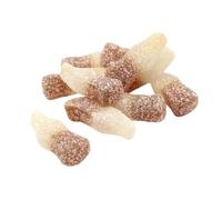 Zorba Online Pick n Mix Fizzy Cola Bottles Jellies Sour Coated Cola Flavoured Chewy Candy 1kg Bag Free from Artificial Colours and Flavours, Vegetarian, Vegan, and Gelatine Free British Sweets