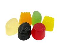 Zorba Online Pick n Mix Mini Gems Fruit Flavoured Chewy Candy 1kg Bag Free from Artificial Colours and Flavours, Dairy Free, and Gluten Free British Sweets