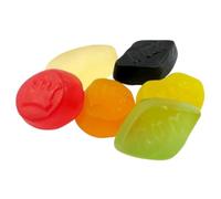 Zorba Online Pick n Mix Wine Gums Fruit Flavoured Chewy Candy 1kg Bag Free from Artificial Colours and Flavours, Dairy Free, and Gluten Free British Sweets