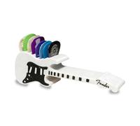 Zorbal White Guitar Pick Holder, Plastic Plectrum Holder with Sealed Design for Storage & Protection, Personalised Pick Case for Home & Stage Use, Guitar Gifts for Music Lovers