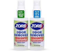 ZORBX Bundle of Mini Odor Remover Sprays (2 Oz) - Perfect Solution for Funky & Foul Smells | All Purpose and Fast Acting Sprays | Lightweight and Travel-friendly Bundle (2 Per Pack)