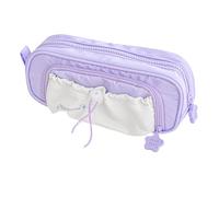 ZORESCOLEO Large Capacity Pencil Case High Capacity Pen Holder Bag Zippered Pen Pouches Travel Makeup Pouches for Student Women
