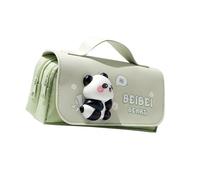 ZORESCOLEO Large Pencil Case with Handle Pencil Case High Capacity Pen Holder Bag Zippered Pen Pouches Travel Makeup Pouches