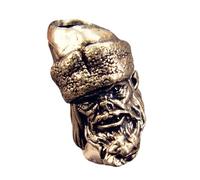 ZORESCOLEO Metal Artistic Santa Pendant for Keychain and Backpack Decoration Unique Santa Charm Paracord Accessories