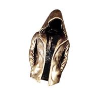 ZORESCOLEO Metal Cloak Pendant for Keychain and Backpack Decoration Unique Cape Charm Paracord Accessories