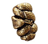 ZORESCOLEO Metal Snake Serpents Pendant for Keychain and Backpack Decoration Unique Snake Charm Paracord Accessories