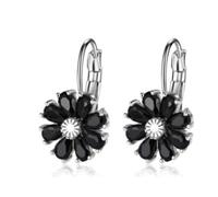 ZORESCOLEO Multicolor Gemstones Studs Earrings Sophisticated Lightweight Design For Sensitive Skin Daily Wear Sparkling Jewelry