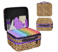 ZORETCO Diamond Painting Storage Containers,240 Slots Diamond Painting Accessories with Tools for Diamond Art Organizer Craft Jewelry Beads Storage Box