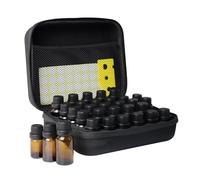 ZORETCO Essential Oil Storage Holder Organizer Carrying Case, Essential Oils Box Holds 30 Bottles 5ml- 15ml Bottle Travel Storage Organizer Bag for doTERRA & Young Living