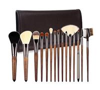 ZOREYA 15 NEW brushes LUXE cosmetic makeup brushes professional kit. Premium Quality Premium Bristles. Cosmetic Makeup Brush Set 15pcs. Design leather storage bag, brushes for face and eyes. Gift idea