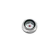 zorfar 1/4"~2" BSP NPT & M10-M60 Metric Male Thread Aluminum Oil Level Sight Glass for Air Compressor and Lathe Equipment 1PCS(M42x1.5mm)