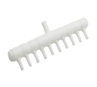zorfar 1 to 4/6/8/10/12/16/20 Ways Plastic Oxygen Pump Shunt Connector White PP Diverter Aquarium Fish Tank Allocator Hose Fitting(1 to 20 Head)