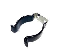 zorfar 10PCS Black PVC Stainless Steel Clips 20mm 25mm 30mm 40mm 50mm 55mm 60mm Base Tool Clips Heavy Duty Narrow Spring U Clip(60mm)