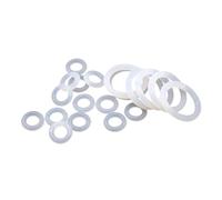 zorfar 10pcs Thickness 2mm White Rubber Seal Ring OD 5-150mm Heat Resistant Food Grade Silicone O-Ring Gasket(OD 43mm)