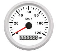 zorfar 120km/h Di 200km/h GPS Tachimetro Del Calibro Di 85 MILLIMETRI Auto Misuratore Di Velocità Con Il GPS Antenna Rosso Retroilluminazione Fit Per Il Camion Barca Marine(120kmh WW)