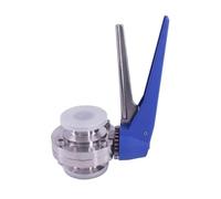 zorfar 19mm -108mm Pipe OD X Tri Clamp Sanitary Butterfly Squeeze Trigger Flow Control Valve SUS 304/316 Stainless Steel Brewing(316,89mm OD K106mm)