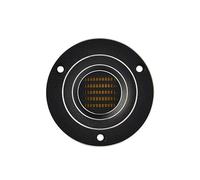 zorfar 2 PCS/LOT 2.5 INCH HiFi Aluminum AMT Air Motion Tweeter Diaphragm And Conductive Line Material Aluminum Foil(4003-4Ohm)