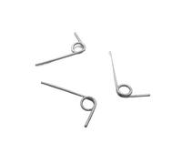 zorfar 20PCS 0.4mm Wire Diameter 90 Degree Mini Stainless Steel Small Torsion Spring for Industrial Maintenance(0.35mm)