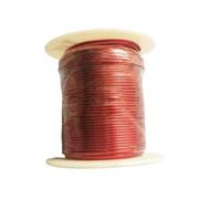 zorfar 500g QA-1-155 2UEW 0.2 0.22 0.25 0.31 0.41 0.45 0.51 1.0 1.2 1.5mm Wire Enameled Copper Wire Magnetic Coil Winding High Temper(Red,0.2-500g)
