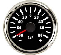 zorfar 52mm Universal Amperemeter Red LED Digital Display Ammeter Meter AMP Waterproof Gauge 80A 150A with current sensor 9V 32V(80A BS)