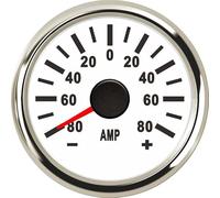 zorfar 52mm Universal Amperemeter Red LED Digital Display Ammeter Meter AMP Waterproof Gauge 80A 150A with current sensor 9V 32V(80A WS)