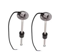 zorfar Car Truck Float Fuel Level Sender Boat Marine Water Sensor Water Level Sender 0-190 Ohm IP67 Standard 5 Hole Pattern(2 pieces 350mm)