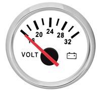 zorfar Marine Volt Del Tester Del Calibro Auto Calibro Di Tensione 8-16V 16-32V Voltmetro Indicatore Per Il Motociclo Barca Automobile Strumento Volt(WS 1632V)