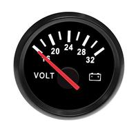 zorfar Marine Volt Del Tester Del Calibro Auto Calibro Di Tensione 8-16V 16-32V Voltmetro Indicatore Per Il Motociclo Barca Automobile Strumento Volt(BN 1632V)