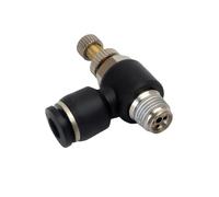 zorfar Pneumatic Quick Connector SL One-Way Throttle Valve Flow Control Hose Trachea Connector 4 6 8 10 12 Male Thread 1/8 1/4 3/8 1/2(SL6-04)