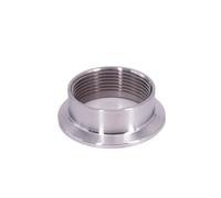zorfar Short 1/4" 3/8" 1/2" 3/4" 1" 1.25" 1.5" BSPT Female 1.5" 2" Tri Clamp Sanitary Pipe Fitting Connector 304 Stainless Homebrew(K64mm,1")