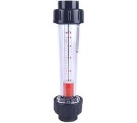 zorfar Short Type LZS Series Plastic Rotameter, LZS-15/25/32/40/50 Liquid Float Flowmeter 60~1000LPH for Pipeline Water Testing 1PCS(DN50 1-10m3 Per H,Direct Port)