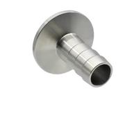 zorfar SS304 Stainless Steel KF Barbed Hose Tail Adapter, KF16 KF25 KF40 KF50 Vacuum Flange to Barb Hose Connector, Barb Sizes 6/8/10/13/16/20/25mm Vacuum Pipe Fitting 1PCS(10mm,KF40)