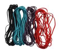 Zorfeter 140 PCS Heavy Duty Rubber Bands Fits 8-33 Gallon, Colored Large Rubber Bands 7x1/8 inches Elastic Bands, Ideal for Office Supplies/File Folders/Litter Box for Home/Office