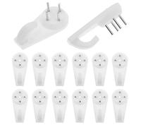 Zorfeter 50 Pcs 22lbs Invisible Nail Screws Wall Hooks No Trace Picture Hangers Non-Mark Hook Photo Frame Hangers, 40 x 19mm