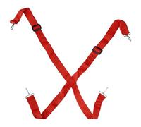 Zorfeter Adjustable Marching Snare Drum Sling Strap, Nylon Double Shoulder Strap with Metal Hook Percussion Accessories 70 to 140cm Length