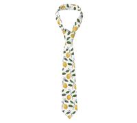 ZORIN Men Necktie Neck Tie 3d Flower Lemon Branch Men'S Business Suit Tie Formal 8cm Neckwear Costume Accessory For School Working Party Favor Wedding