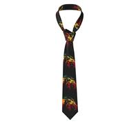 ZORIN Men Necktie Neck Tie 3d Rasta Lion Flag Color Men'S Business Suit Tie Formal 8cm Neckwear Costume Accessory For School Working Party Favor Wedding