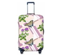ZORIN Travel Luggage Cover Trolley Case Clover Flowers Butterfly Shapes Protective Washable Suitcase Covers Fits 23"-32" Inch Luggages