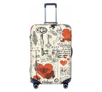 ZORIN Travel Luggage Cover Trolley Case Different Voices of I Love You Protective Washable Suitcase Covers Fits 23"-32" Inch Luggages