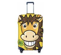 ZORIN Travel Luggage Cover Trolley Case Donkey with Clover Protective Washable Suitcase Covers Fits 23"-32" Inch Luggages