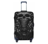 ZORIN Travel Luggage Cover Trolley Case Evil Skull Grim Reaper Protective Washable Suitcase Covers Fits 23"-32" Inch Luggages