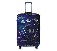 ZORIN Travel Luggage Cover Trolley Case Math Mathematical Formula Blackboard Protective Washable Suitcase Covers Fits 23"-32" Inch Luggages