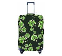 ZORIN Travel Luggage Cover Trolley Case Shamrock Clover Leaf Protective Washable Suitcase Covers Fits 23"-32" Inch Luggages