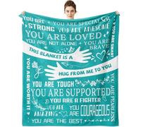 ZORKET Healing Hug Blanket 60"x50", Encouragement Inspirational Thinking of You Gifts for Women, Chemotherapy Must Haves, Get Well Gifts for Women After Surgery