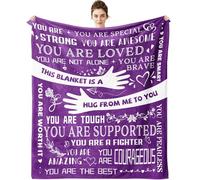 ZORKET Healing Hug Blanket 60"x50", Encouragement Inspirational Thinking of You Gifts for Women, Chemotherapy Must Haves, Get Well Gifts for Women After Surgery