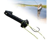 Zorkkra Magnetic Fly Threader, Fly Fishing Hook Threader Tool for Small Hooks Size 6-24, Magnetic Tippet Threader with Precision Funnel, Fishing Accessories for Low Light & Poor Eyesight (1 pcs)