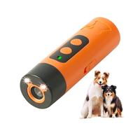 Zorkkra Ultrasonic Dog Repeller & Anti Barking Device - 8M Range USB Rechargeable Dog Barking Deterrent with LED Flashlight, 3 Humane Modes for Indoor/Outdoor Use, Stop Barking Safely